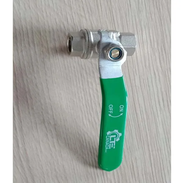 3/8 Inch Green Handle Brass Forged Full Bore Water Ball Valve