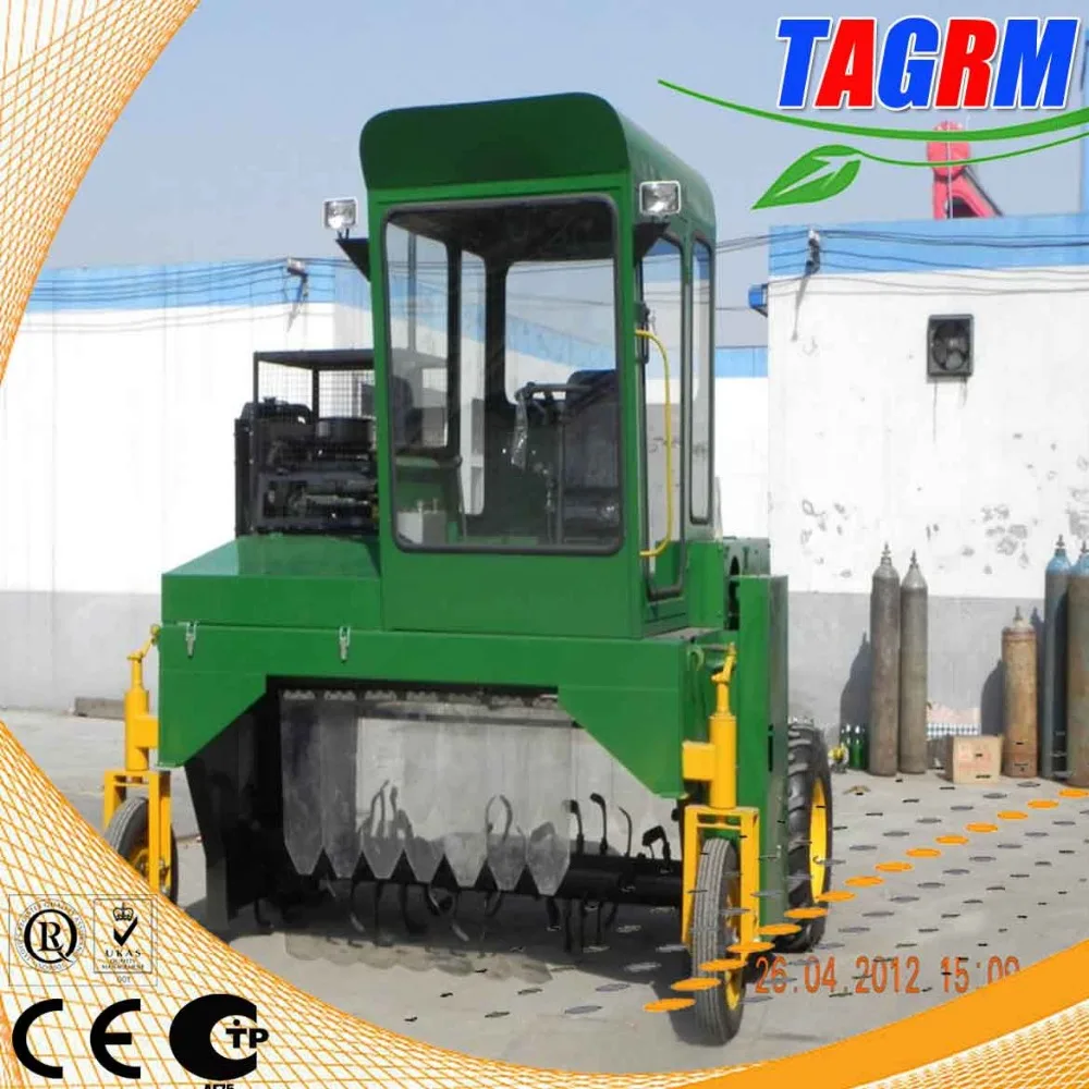Self-propelled compost mixer machine TAGRM manure recycling process M2300 compost machine/composting equipment