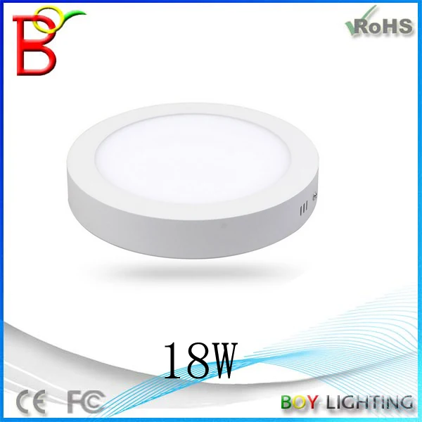Round or square led lux down light panel mounted led lamp