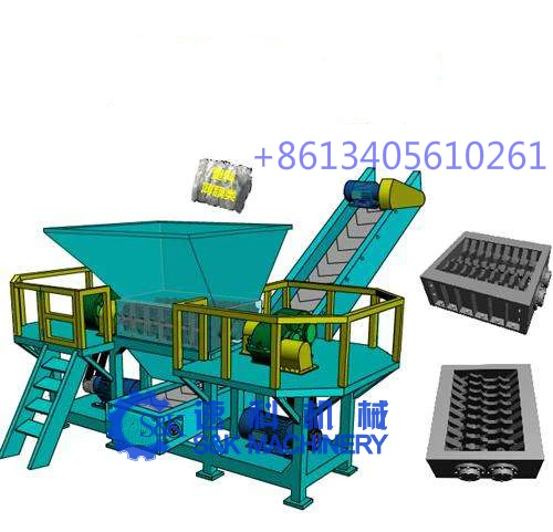industrial shredder and tyre recycling machine untha shredder