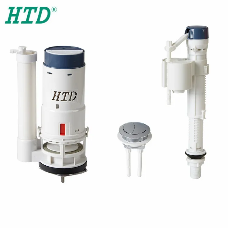 HTD Китай, запчасти для ванной комнаты, туалета, двойной смывной клапан