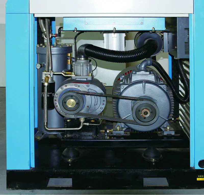 5.5kВт винтовой воздушный компрессор с ременным приводом дизайн компрессора