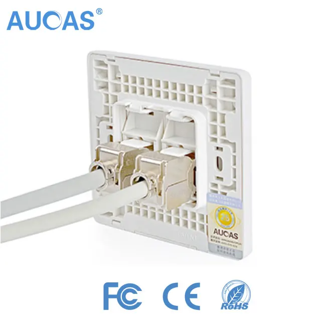Good sale Cat5e/Cat6 keystone jack rj45 network faceplate