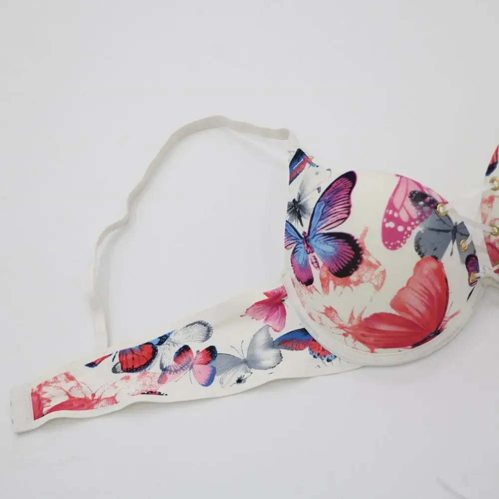 
Beautiful print seamless bonded bra 