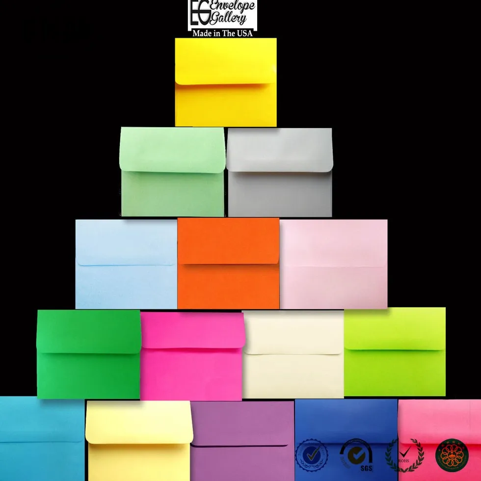 Multi Assorted A2 A6 A7 Astrobrights & more Envelope / Cards Invitation Response