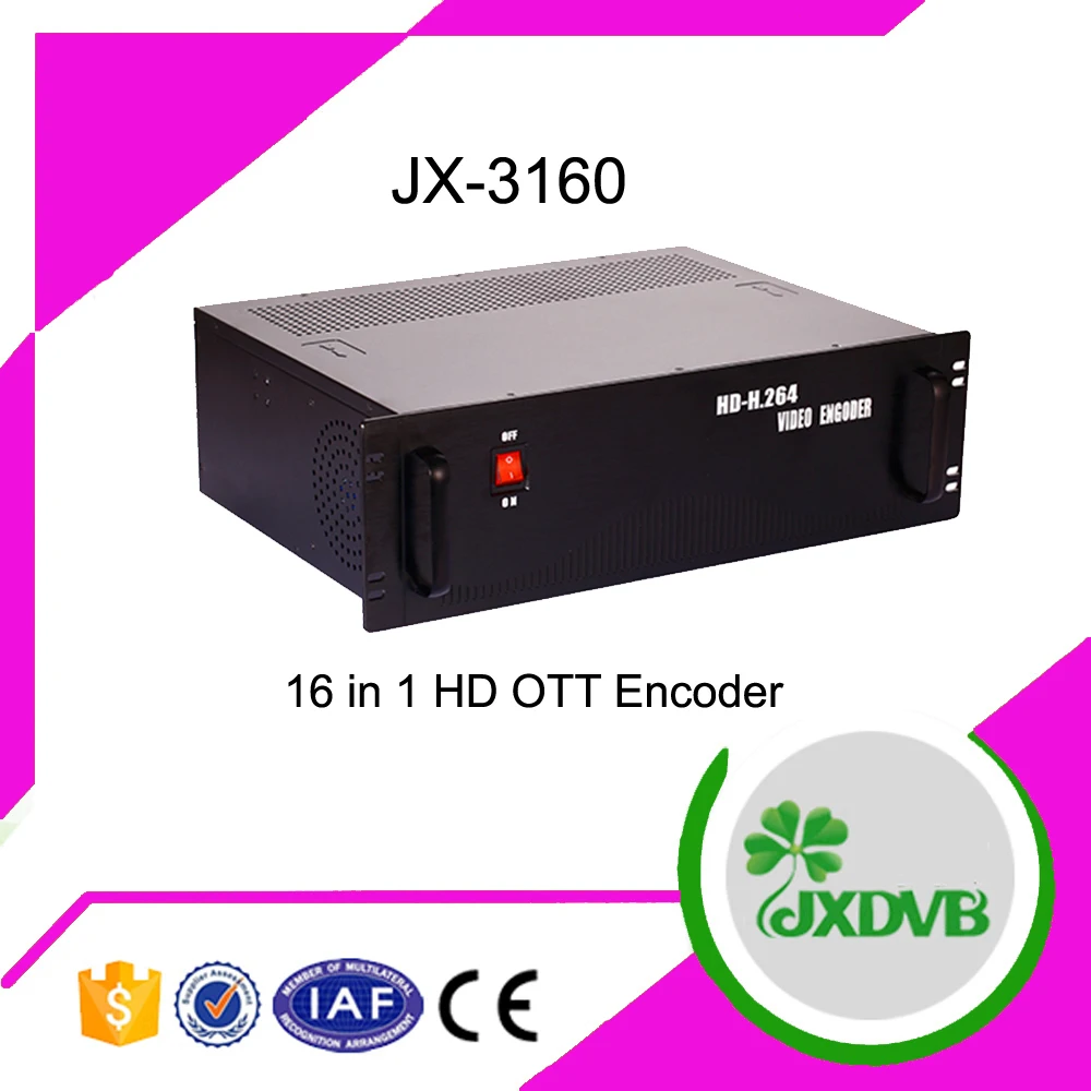 Low Bitrate 16Channels HD 1080P H 265 IPTV  Video Hardware Encoder