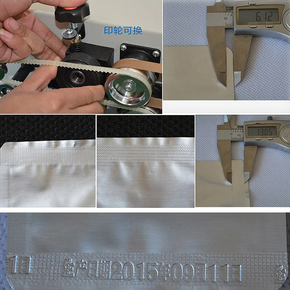 Mini Inflated Continuous Band Sealer With Nitrogen Gas Flushing Filling