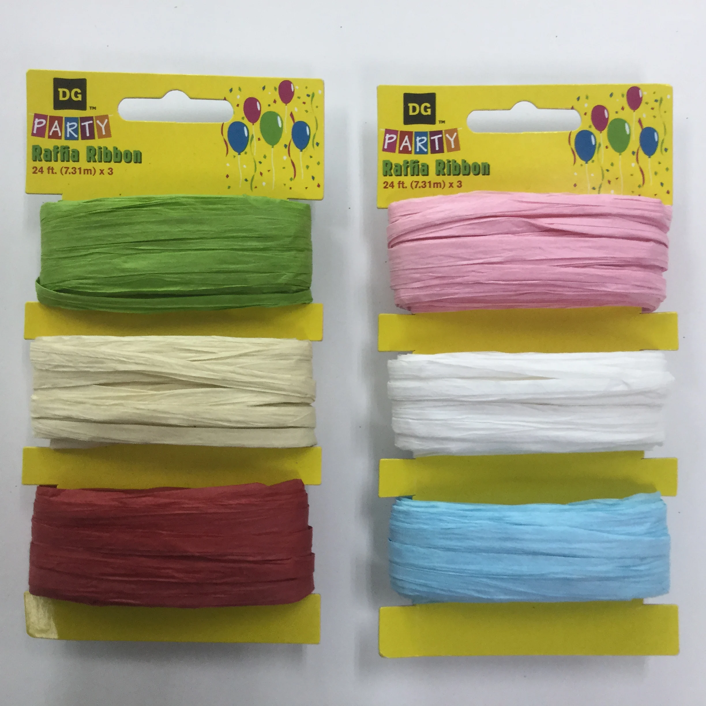 wholesale natural paper raffia band ribbon