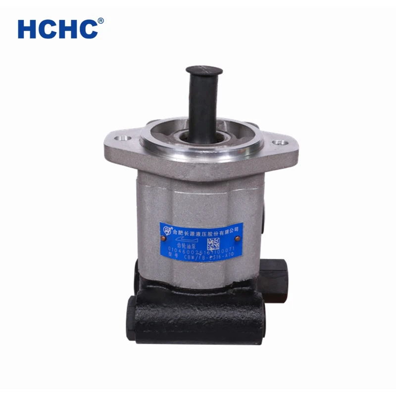 
China factory 16MPa pressure hydraulic gear pump CBWFB with hydraulic valve 