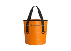 20L 500D PVC tarpaulin Waterproof Camping Fishing Picnic Foldable Water Bucket