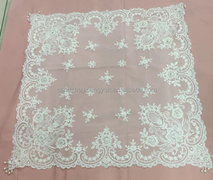 Beaded Organza Lace tablecloth