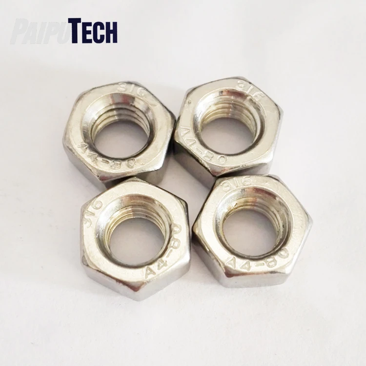 DIN 970 Stainless Steel Hexagon Nuts with China Suppliers