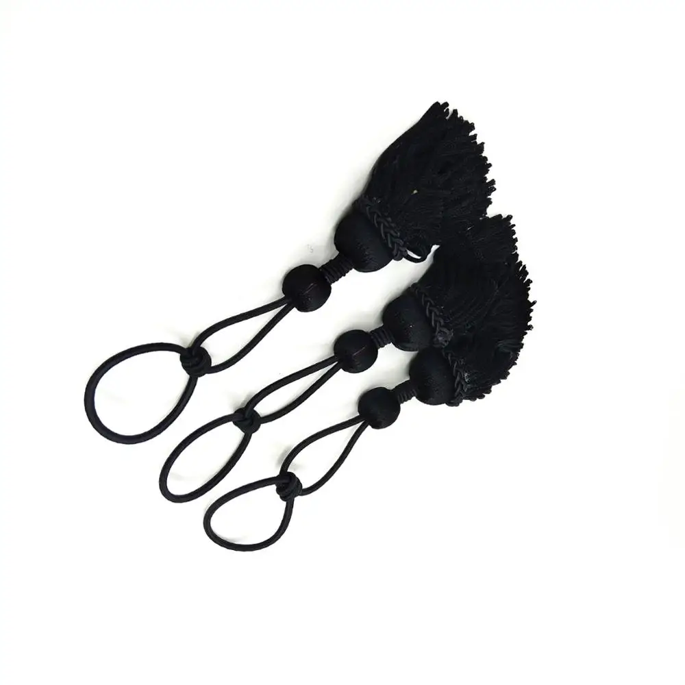 New design perfume tassel & silk tassel black tassel for perfume bottle