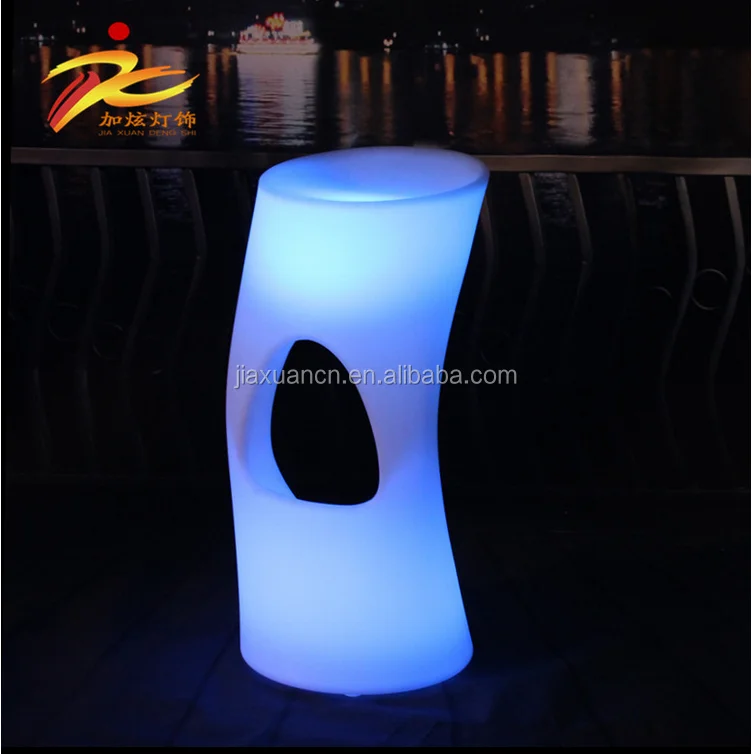 Перезаряжаемый стул со светодиодной подсветкой, барный стул и сиденье, 16 цветов