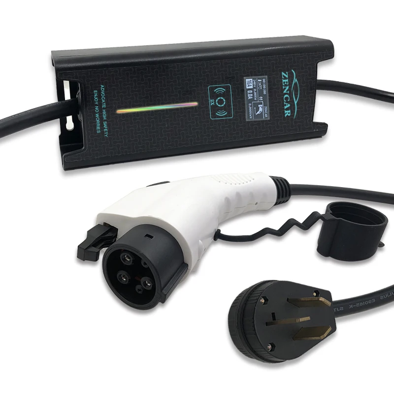 Тип 1 32A портативное домашнее зарядное устройство для tesla model 3 J1772 EV зарядное устройство EV зарядная станция