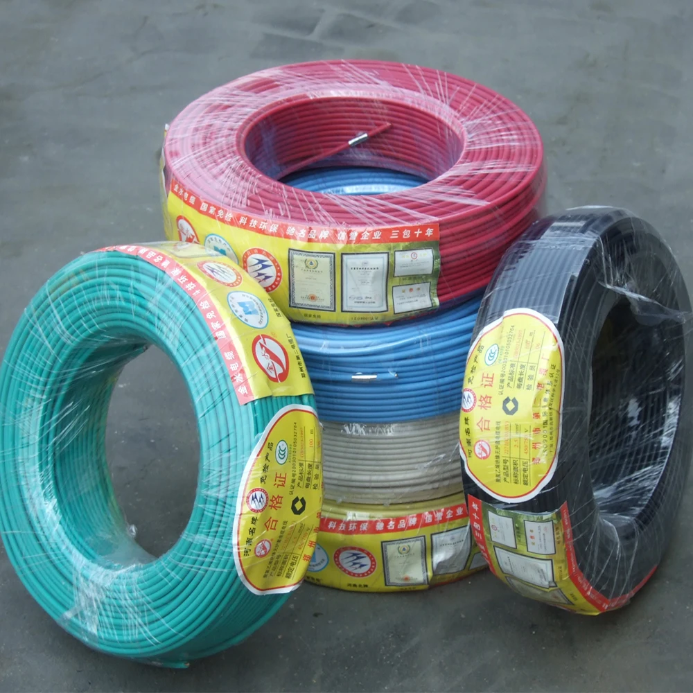 Copper Core PVC Insulated Electrical Cable THHN Wire THW Wire