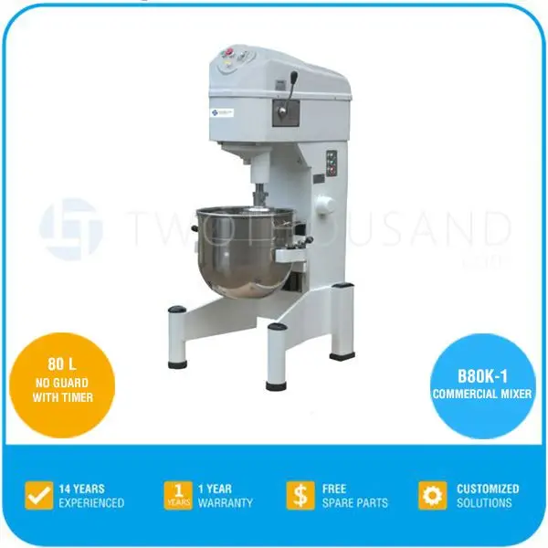 Массивные емкости 80L планетарные этаж Миксер с таймером и двойной передачи-B80K-1