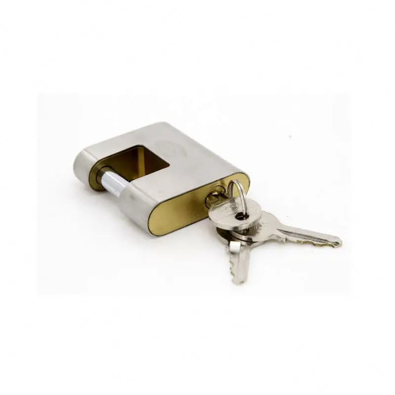 
Wholesale prices trendy style unique design rectangular stainless padlock 