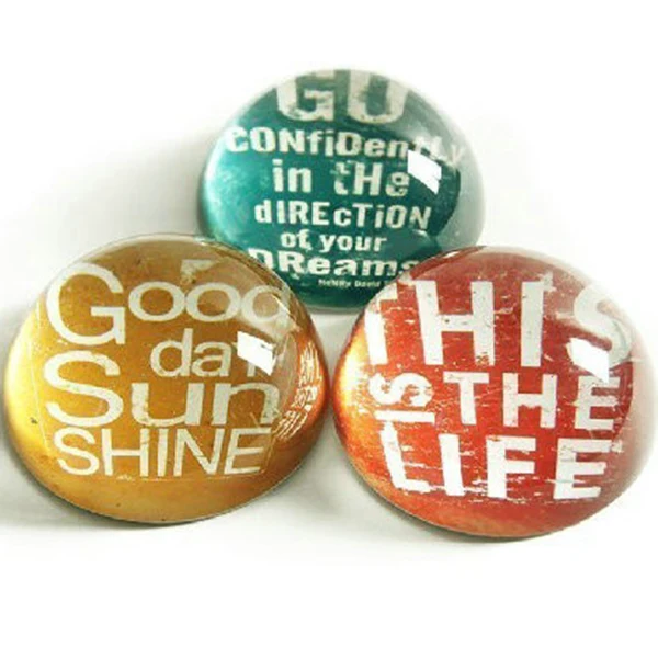 Cheap Color Printing Glass Dome Paperweight Home Decoration