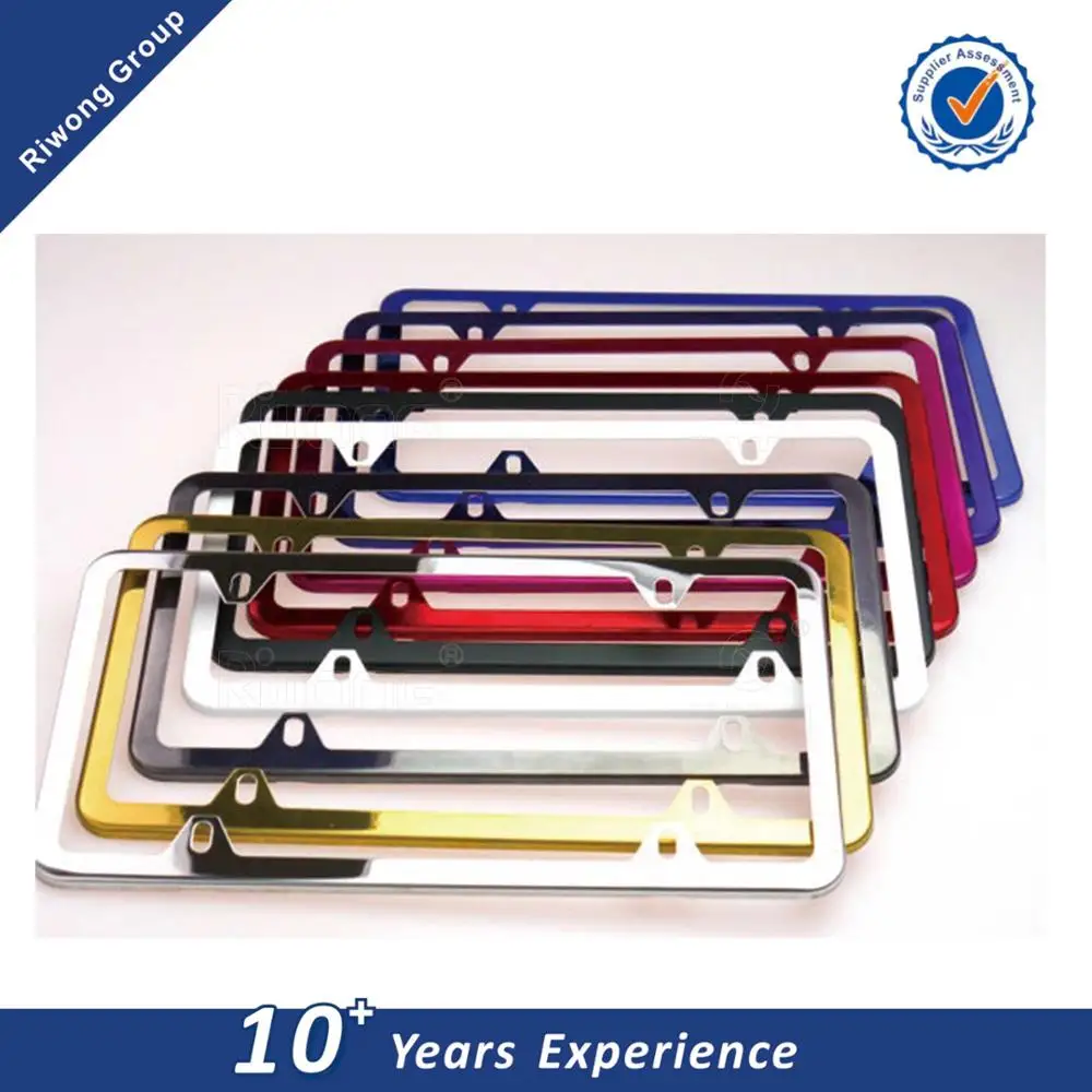 Stainless steel custom license plate holder wholesale