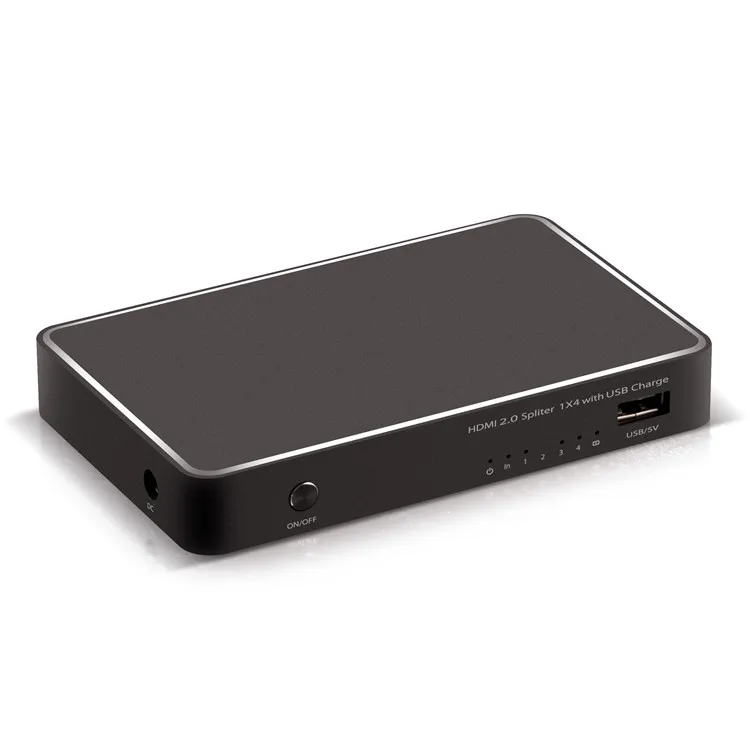 Rocketek высокой четкости 4 К 1 в 4 из 3D HDMI Splitter для HDTV HDMI V1.4 1080 P Поддерживаемые аудио