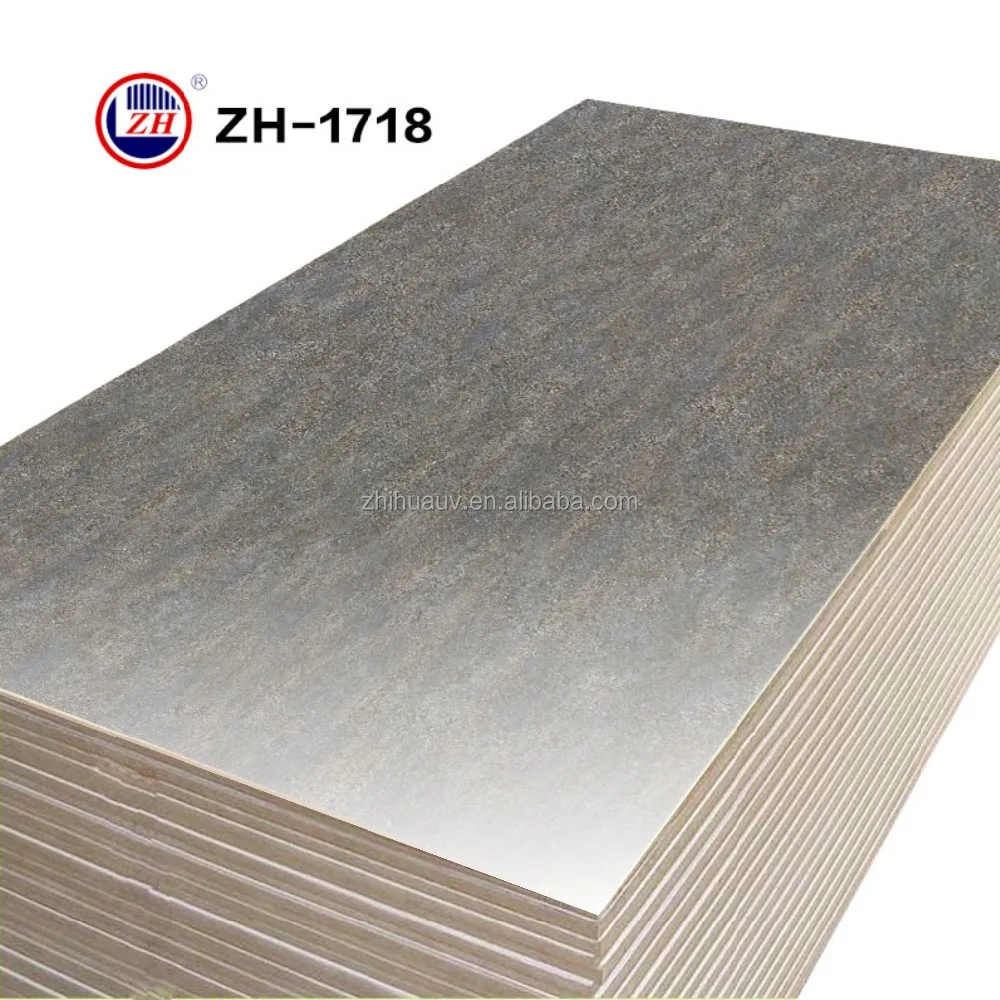 Глянцевая поверхность УФ окрашенный меламин MDF/HDF для кухонного шкафа и