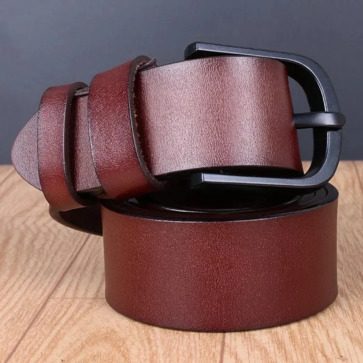 Custom belts manufacturers genuine leather men belt vintage cowhide man belt