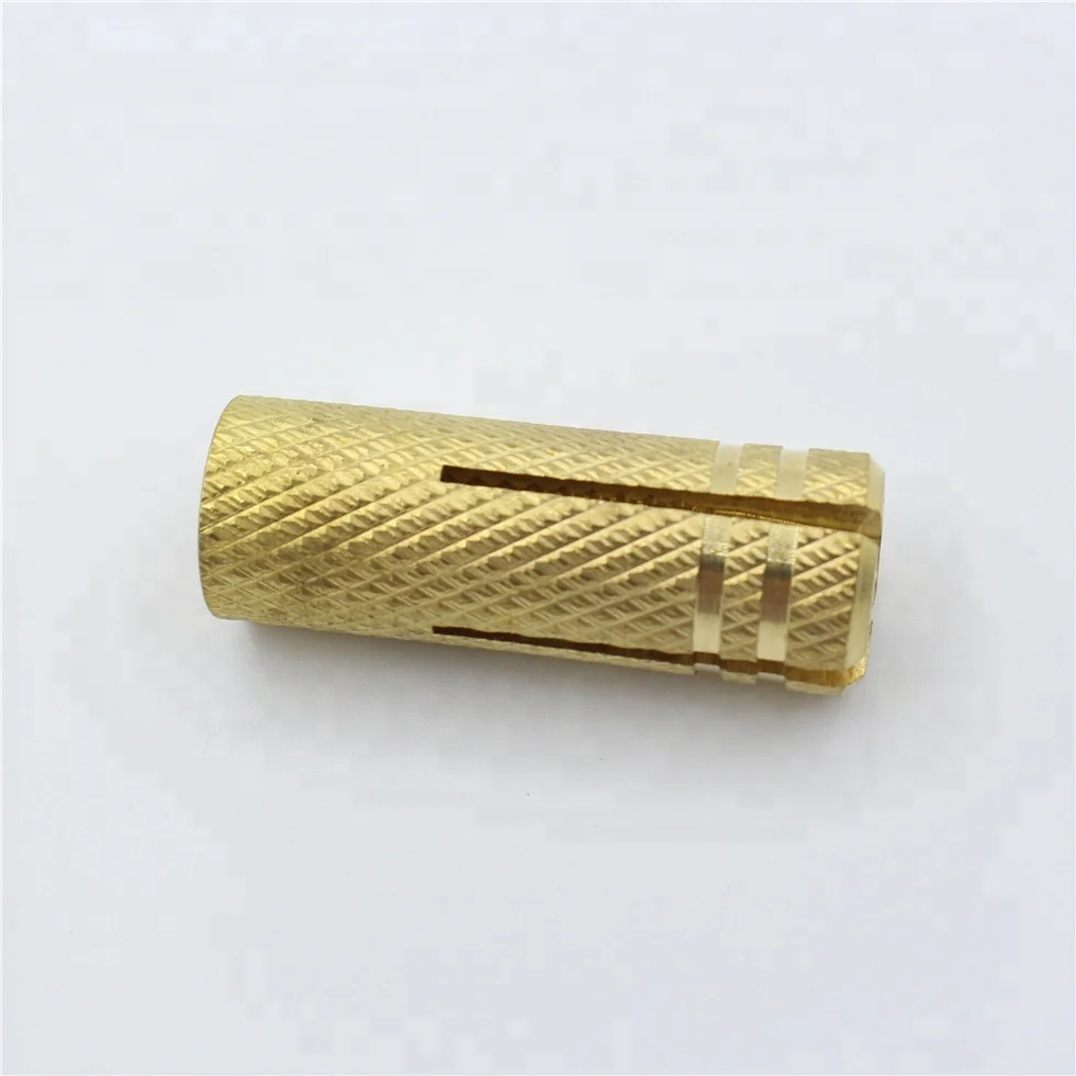 expandable fastener high quality brass drop in anchor
