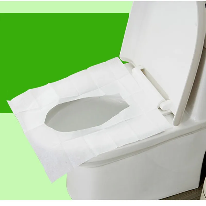 Eco-Friendly Fold Custom Made Disposable Hygienic Toilet Seat Cover Paper