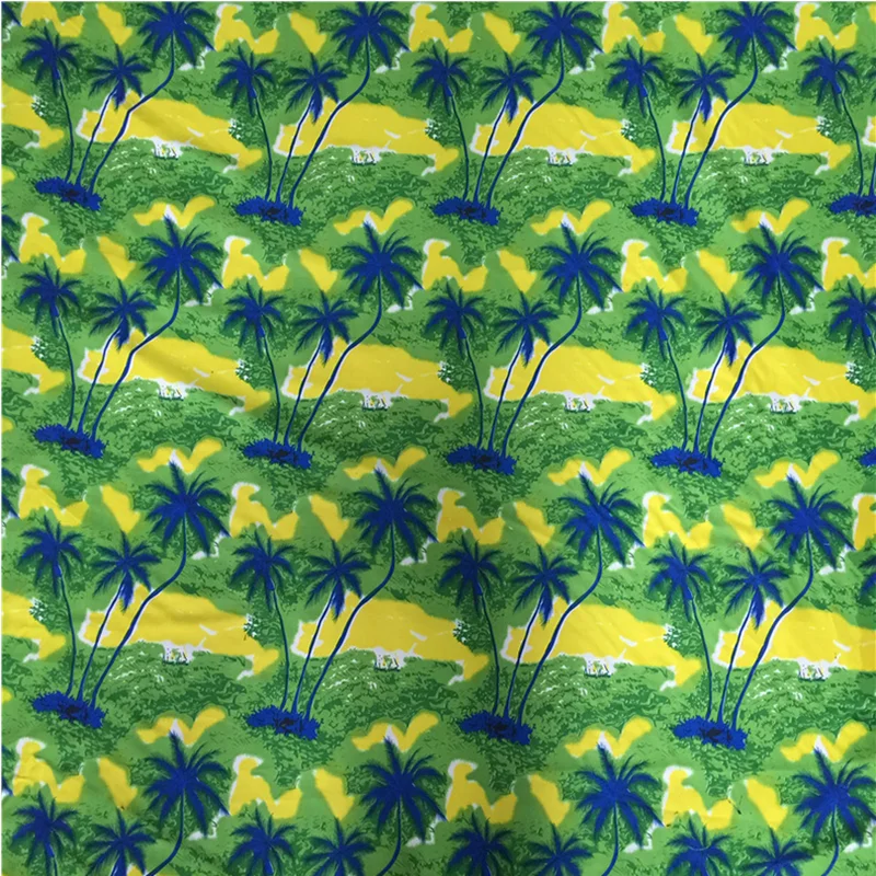 
150Dx150D 100%Polyester brushed on both sides microfiber printed peach skin fabric for beach shots 