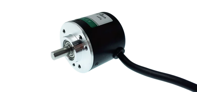 NPN collector encoder diameter 38mm shaft 6mm type incremental photoelectric encoder 300 ppr