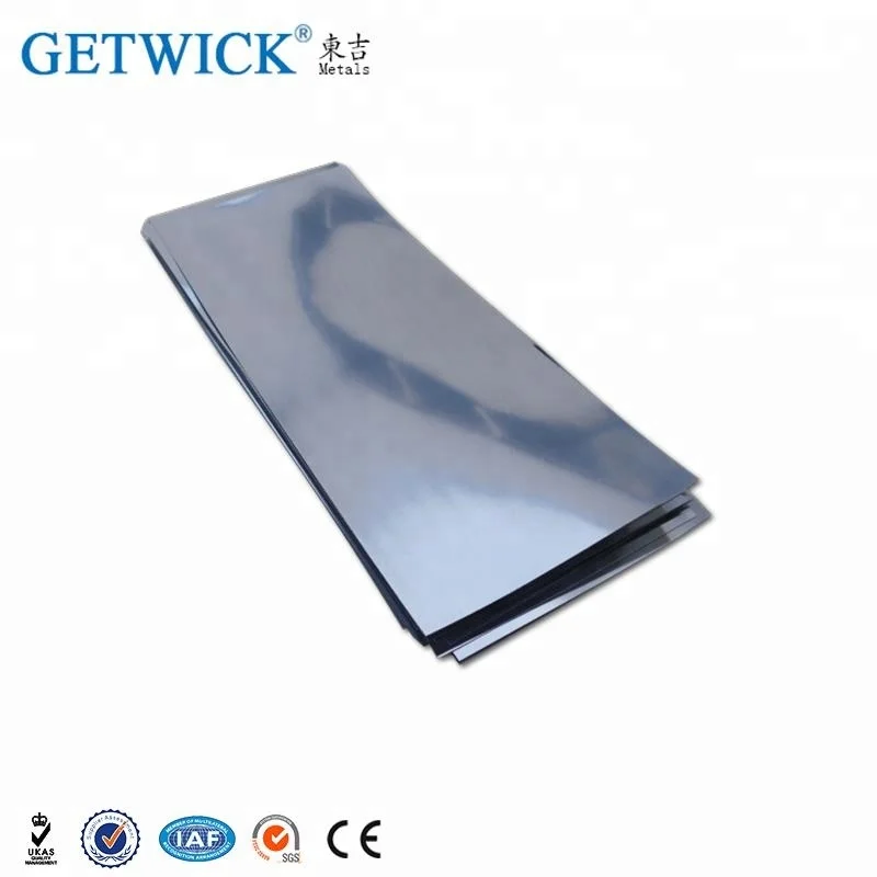 Hot Rolling tungsten thin plate ASTM B760 tungsten foil for Sale