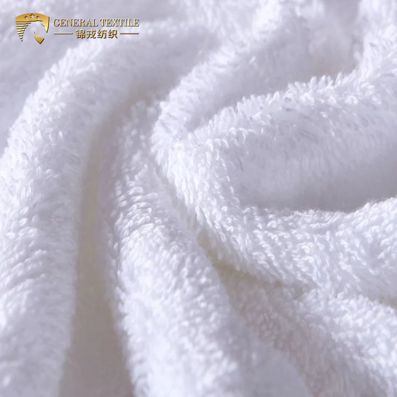 100% Cotton White Embroidered Bath Hand Towel Set