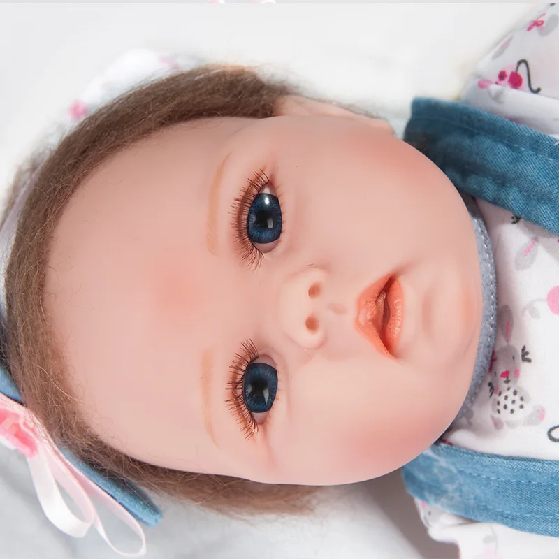 Sale Lifelike Full Body Silicone Naked Reborn Doll Kits Newborn Baby