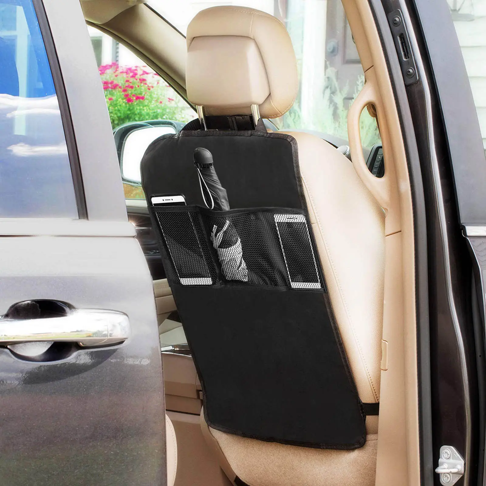 Premium Waterproof Auto Car Seat Back Protector Cover for Kids Baby Kick Mat