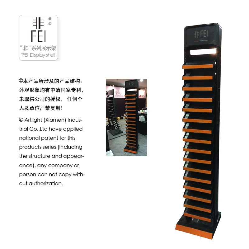 16pcs samples for display tile/granite/marble rack manufacturer