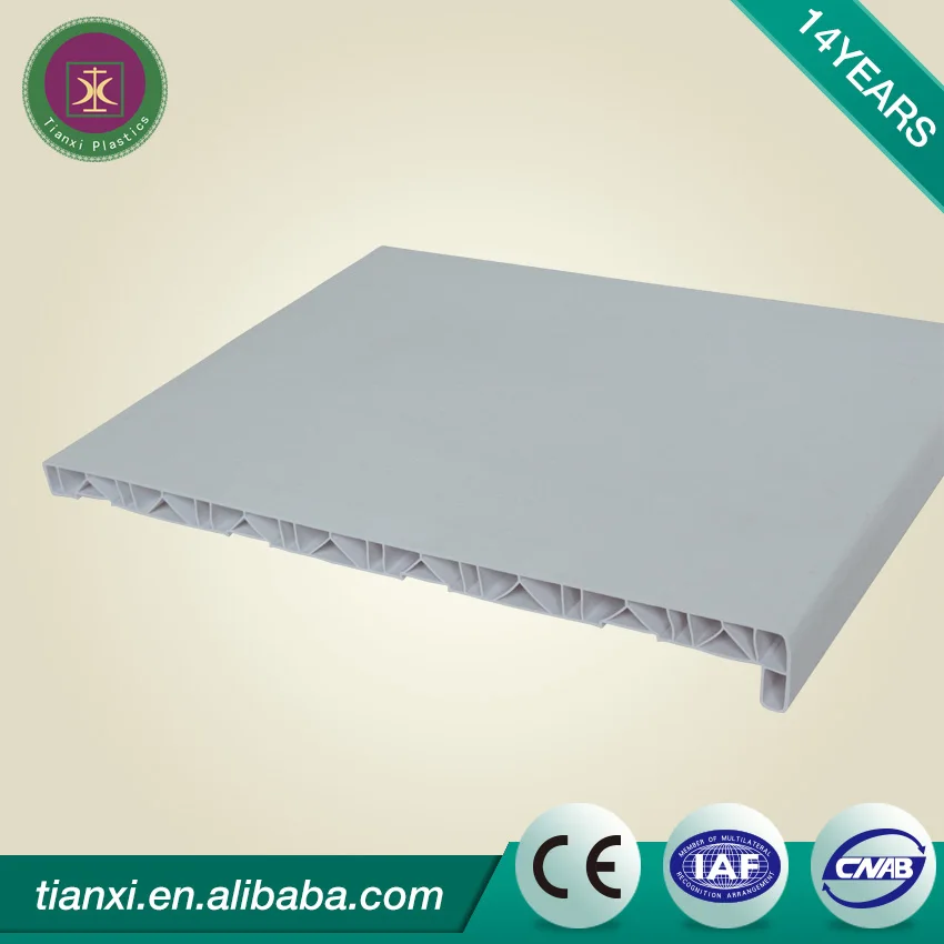 Quality guarantee anti-crack customized designs pvc window sill board