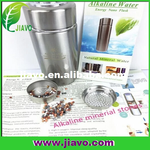 Portable Hydrogenated Alkaline Water Bottle in Handbag Packaging