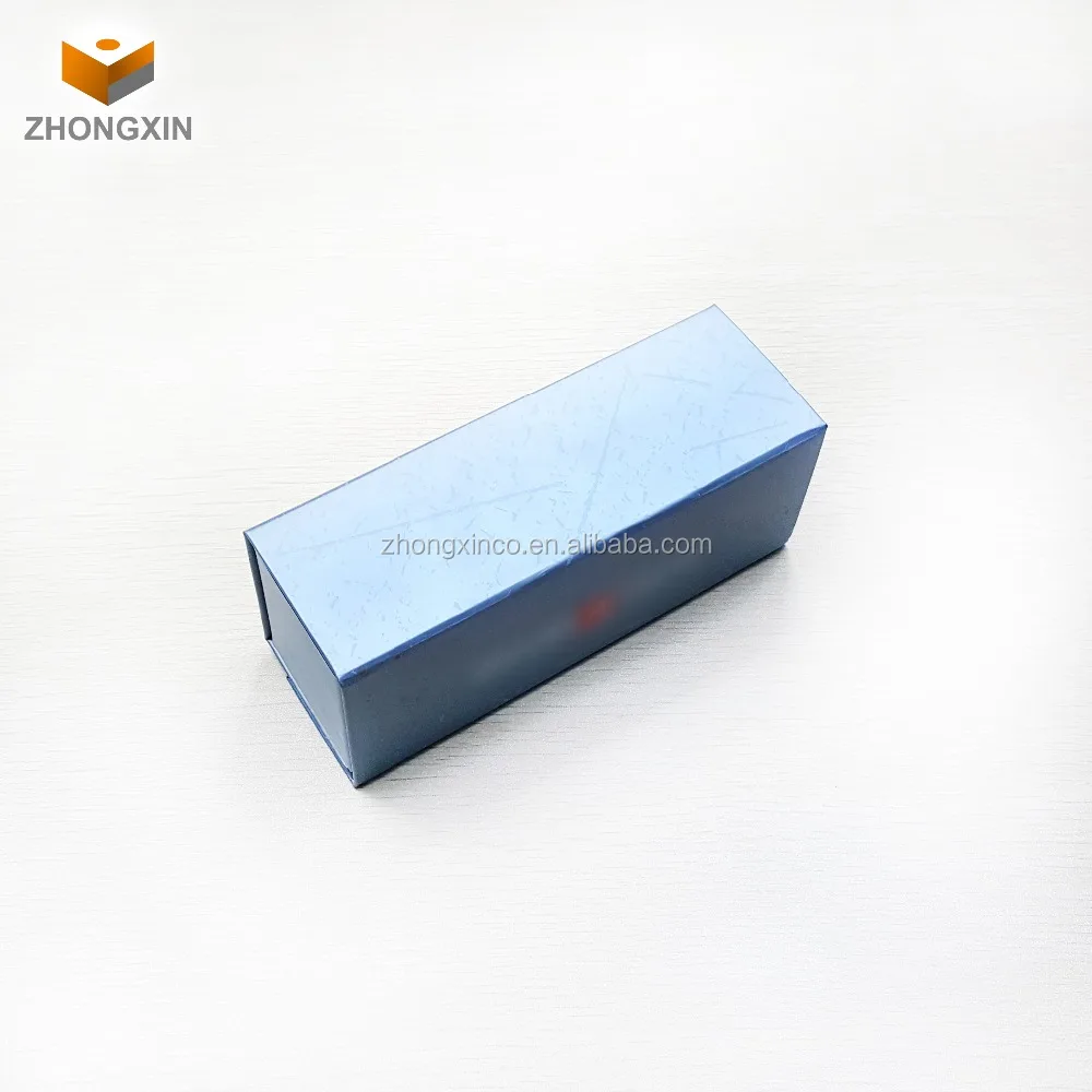 Recycled cardboard eyewear packing flip box custom creative sunglass paper packaging box with magnet