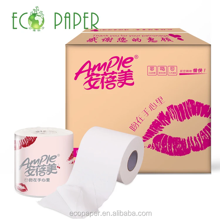 
Toilet Paper Toilet Tissue Bamboo Custom Cloud High Quality Scented Water Dissolving White Roll Bamboo Pulp 2 Ply Bath Room OEM 