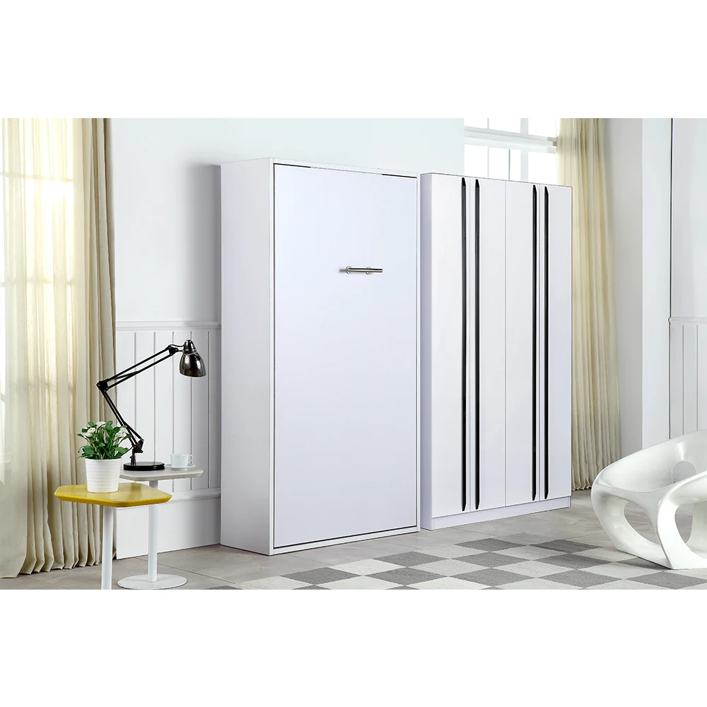 BSCI Factory Approved Space Saving Convertible Foldable Murphy Bed Hidden Wall Bed Mechanism