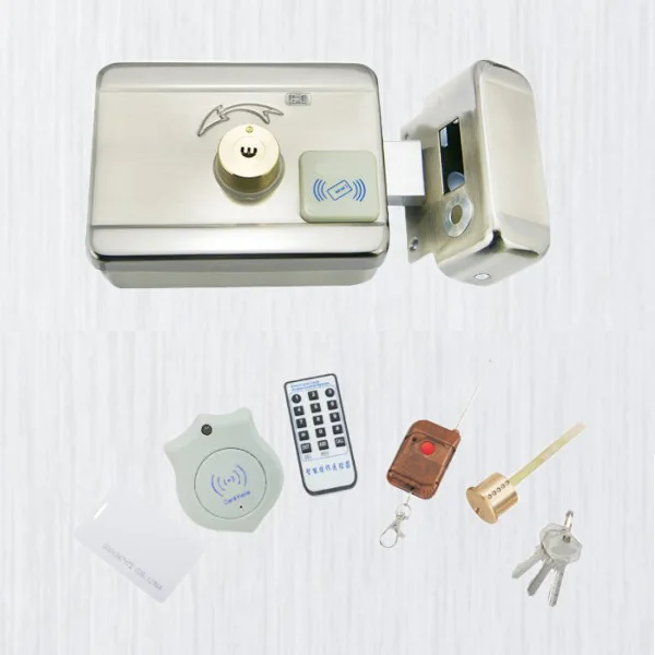 Intelligent Electronic Door Lock with Deadbolt, Knob, Push Button