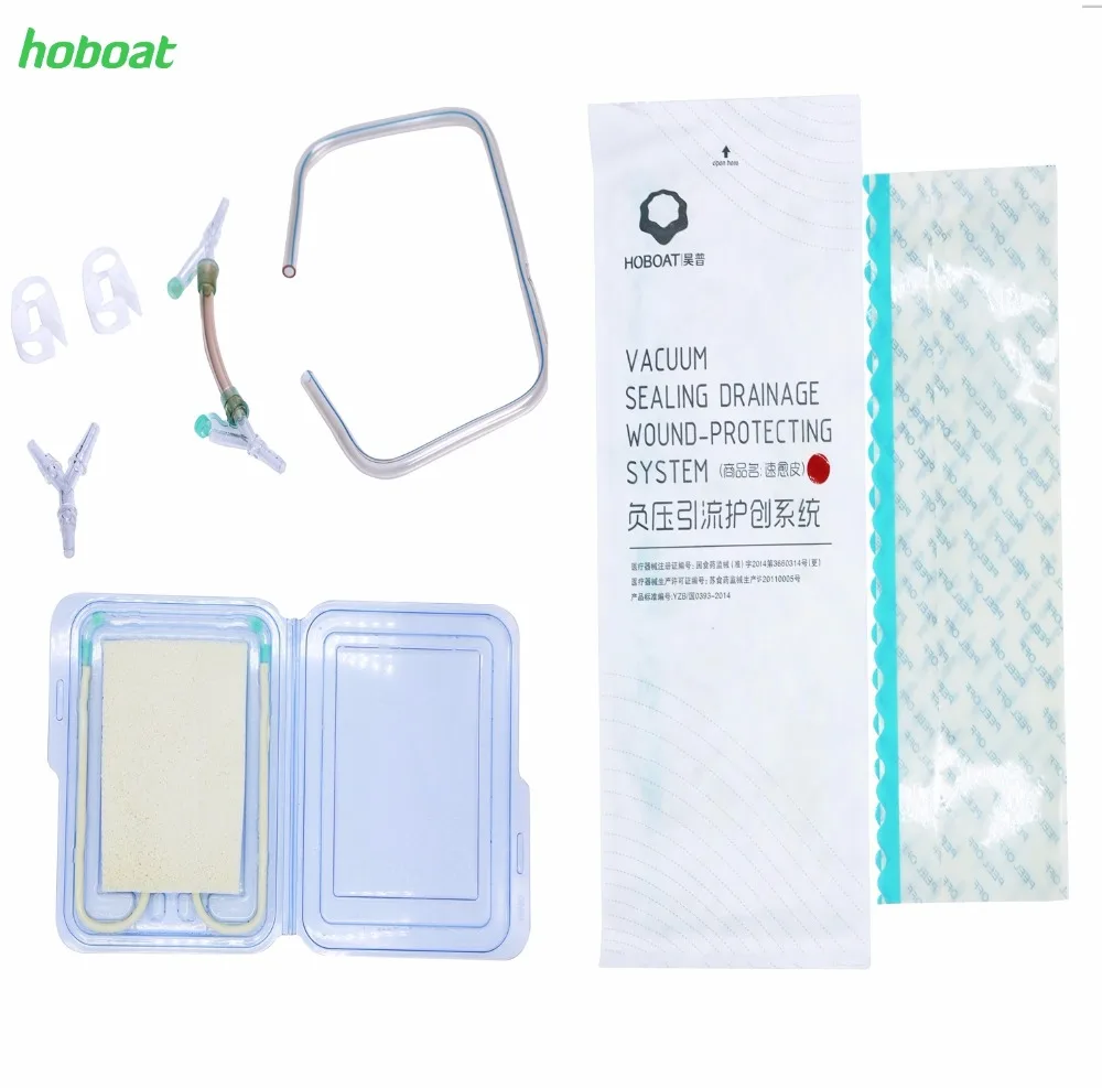 Disposable NPWT kit PVA foam dressing system with CE&ISO