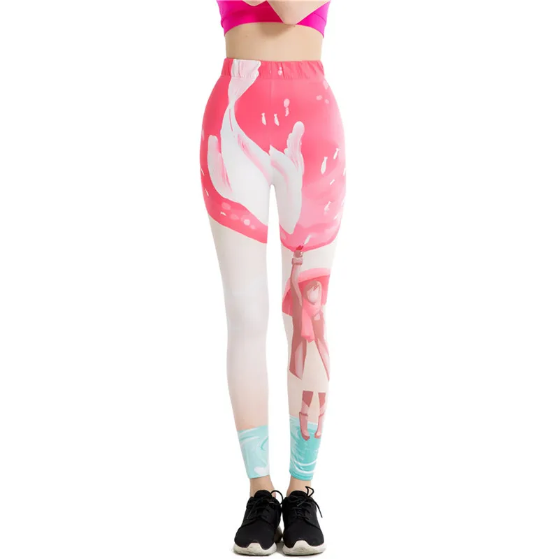
Top Grade Printed Latex Pants Skin Tight Leggings Women 