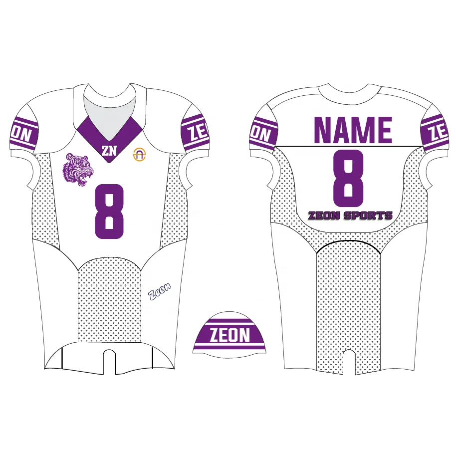 high quality custom wholesale sublimated youth American football jersey set