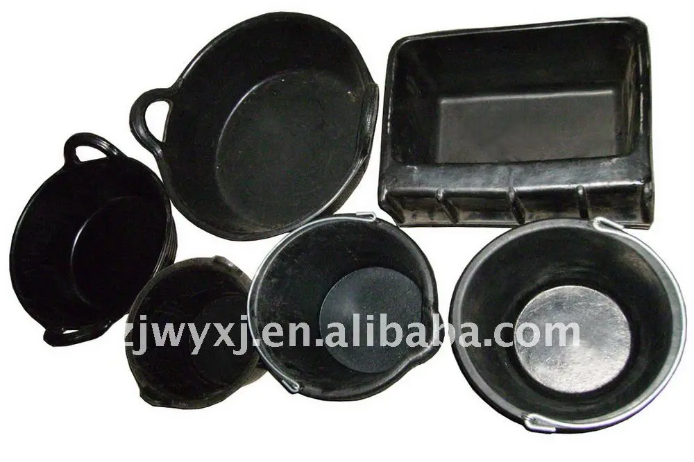 recycled rubber horse water bucket,horse feeding trough