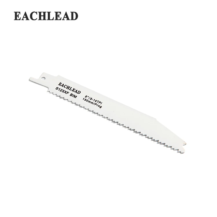 
Customized S123XF Series Milled Teeth Metal Cutting 8-14TPI Reciprocating Saw Blade 2pcs/Blister Card Set 