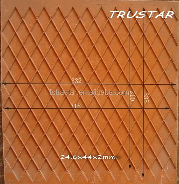 Square Mosaic Tile Grids Hot sale Plastic Mosaic Mounting Grid Refractory Brick for Glass and Ceramics Colors Pigments for Glass