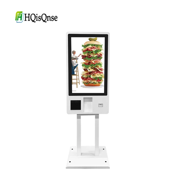 
Remote Control Automated Self Service Touch Screen Payment Kiosk For Restaurant 