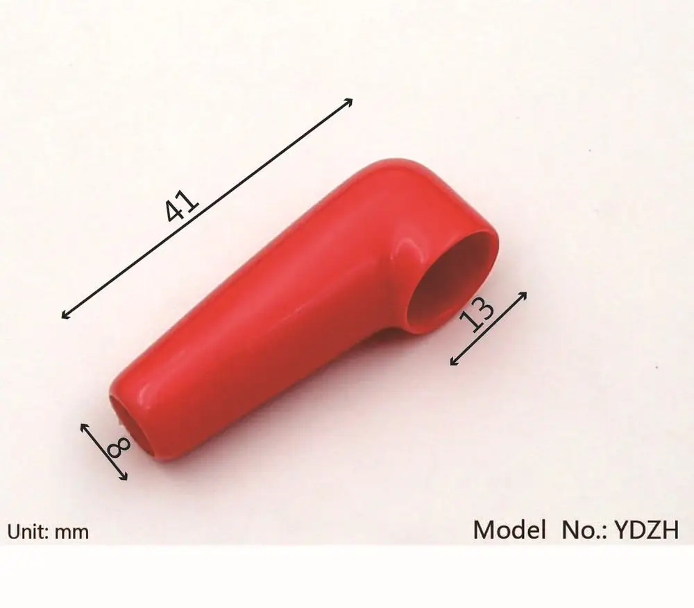 Black Soft PVC Cable Terminal Cap Boot